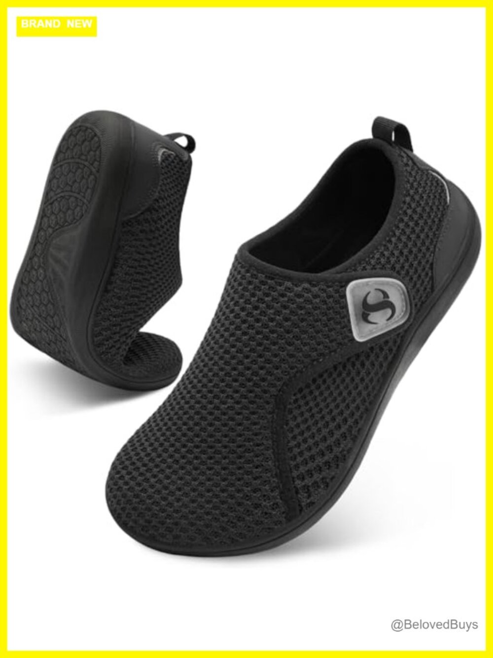 Wide Width Walking Shoes Diabetic Edema Adjustable Zero Drop Breathable Sneakers